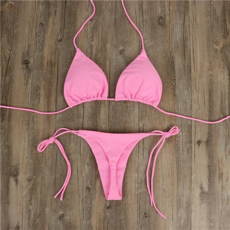 TANIA'S PINK BIKINI SET